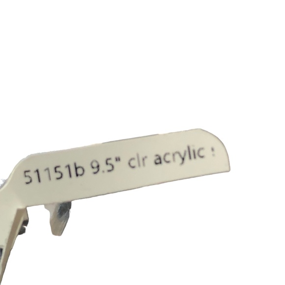 Large Clear Acrylic Crystal Snowflake Christmas Tree Ornaments 9.5” - Picture 11 of 12